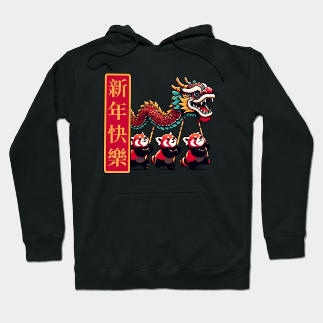 Chinese New Year 2024 - Lunar New Year of the Dragon 2024 Hoodie by Half Sugar Boba